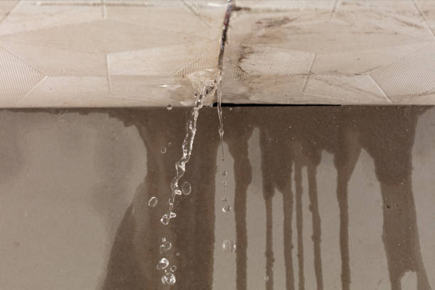 Professional Water Extraction technician working in Edgar, WI